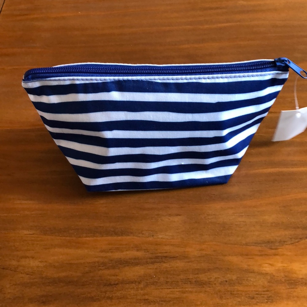 Striped pouch